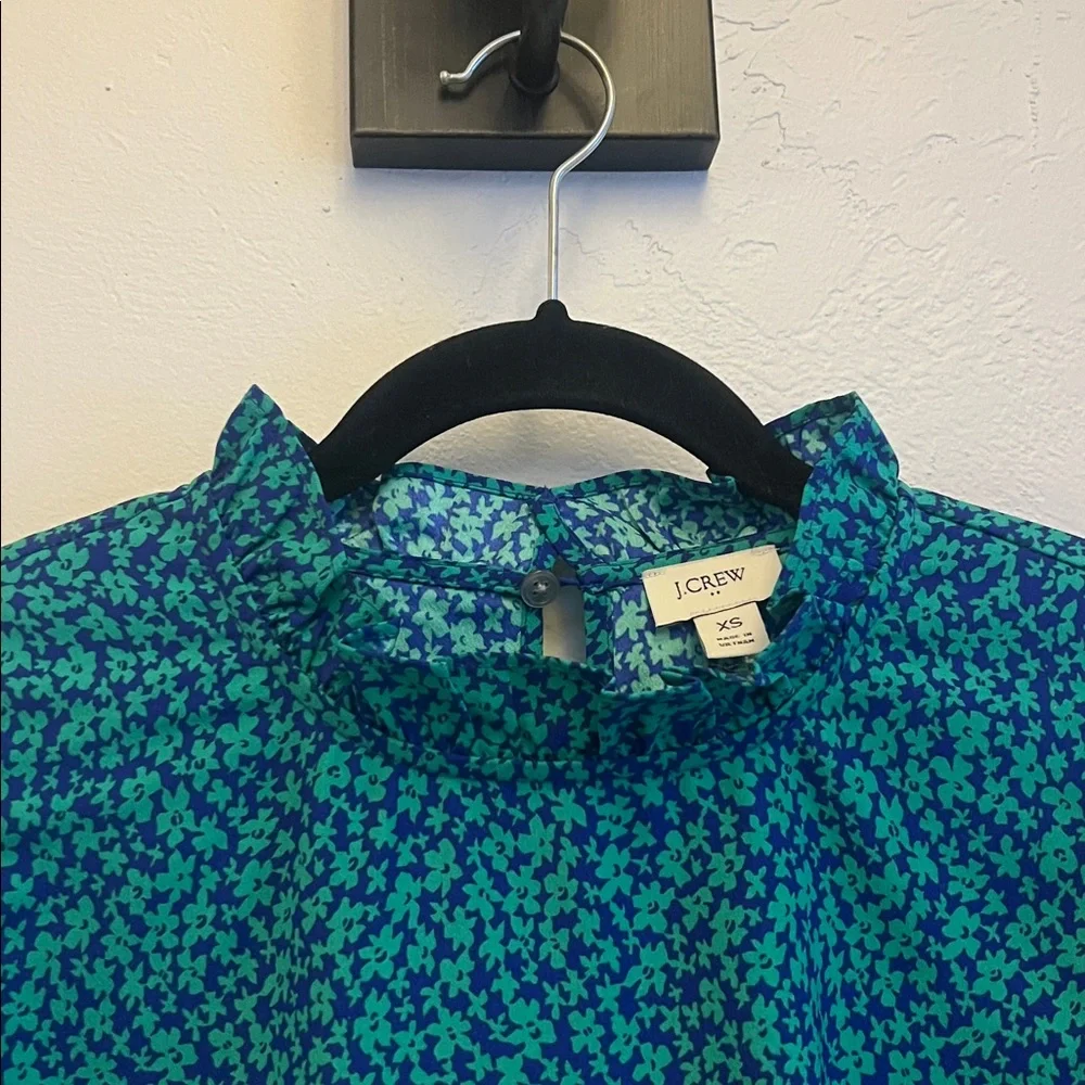 J. Crew Floral Blouse